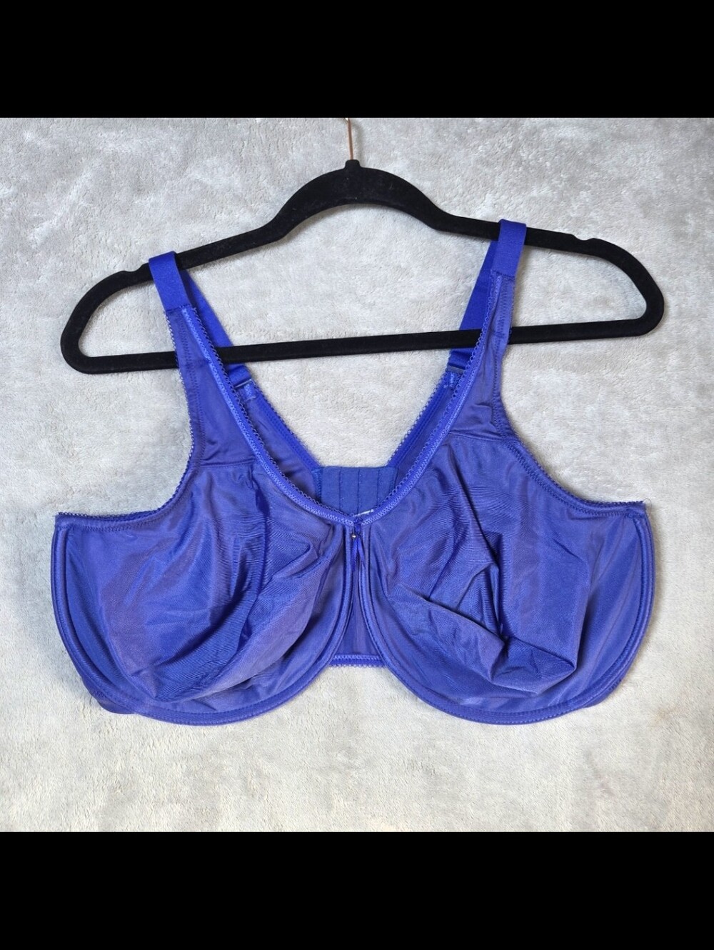 Wacoal Basic Beauty Underwire Bra Style 855192 Skipper Blue Full Figure 44G